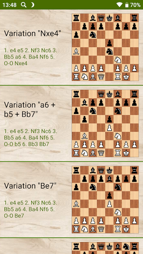 Screenshot of Chess - Ruy Lopez Opening