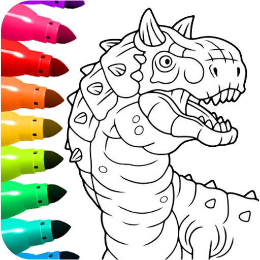 Dinosaur Coloring Book Glitter 3.0 Icon