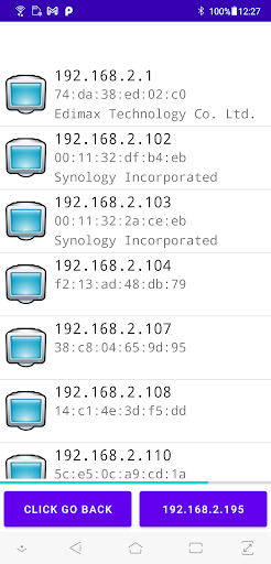 Network IP Scanner Screen 2