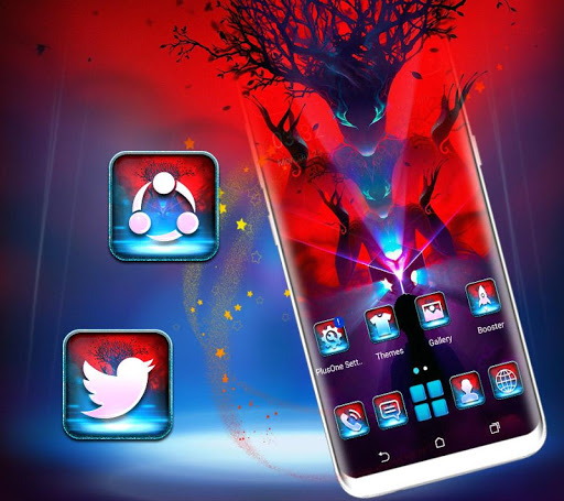 Silhouette Tree Man Theme Screen 3