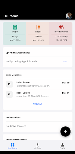 Android application Amerimmune Clinic screenshort