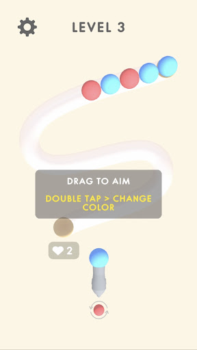 Android application Marble Ball Shoot! screenshort