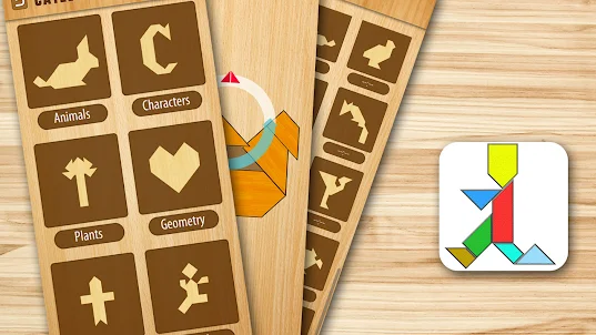 Tangram：智商謎題和數學遊戲