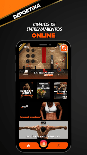 Android application Deportika screenshort