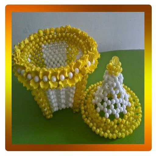 handcrafted charm from bead