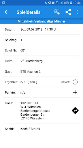 VfL Bardenberg Handball Screen 3