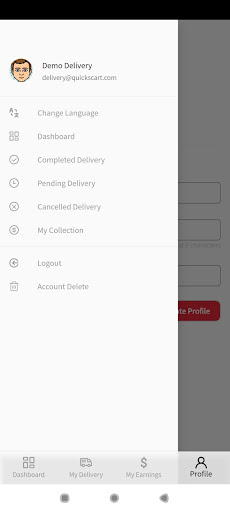 Quicks Cart Delivery Boy