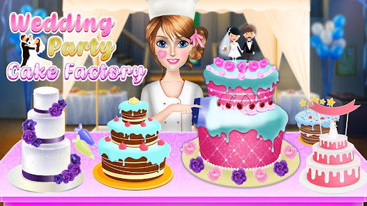 Wedding Party Cake Factory: Dessert Maker Games  screenshots 1