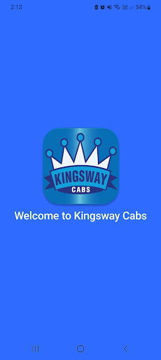 Android application Kingsway Cabs screenshort