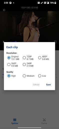 Video Splitter & Trim Videos Screen 3