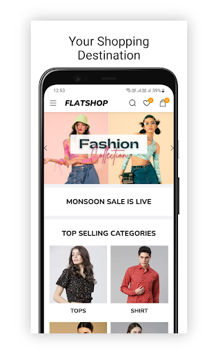 Android application Flatshop: Shopping & More screenshort