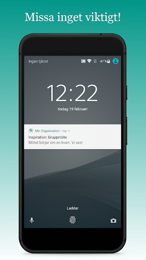 Android application Min Organisation screenshort