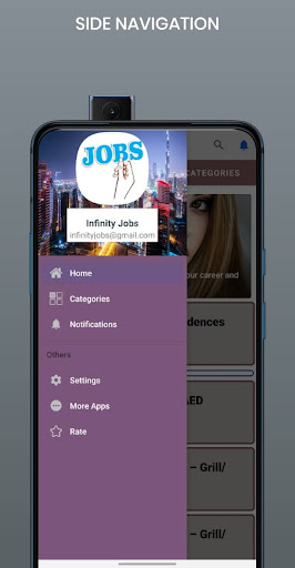 Infinity Jobs Screen 3