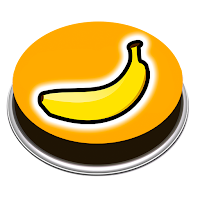 Amarillo los Plátanos Button