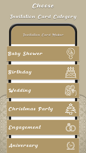 Invitation Maker, Card Maker Screen 2