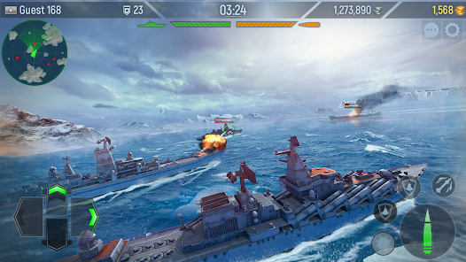 Captura de Pantalla 1 Naval Armada: Barcos de Guerra android