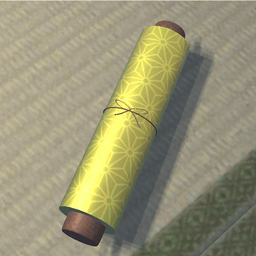 I want to steal a scroll logo
