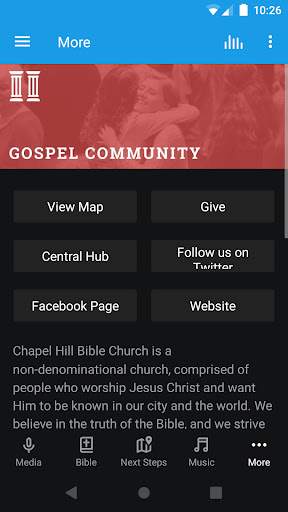 Chapel Hill Bible Church Screen 3