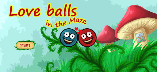 Android application Love Balls in the maze screenshort