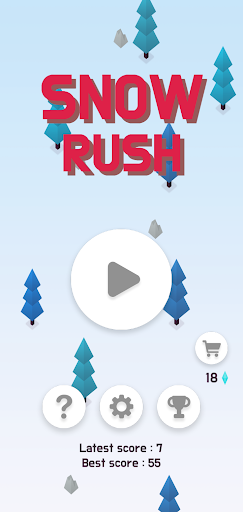 Android application SnowRush screenshort