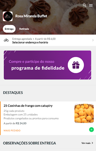 Android application Rosa Miranda screenshort