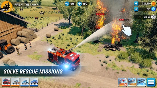 EMERGENCY HQ: firefighter game Screenshot