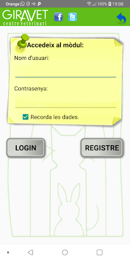 Giravet APP Screen 3