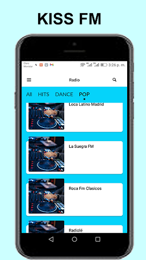 Android application Kiss FM screenshort