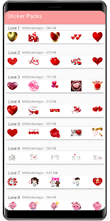 Amor stickers for WAStickerApps love