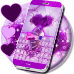 Cover Image of Download Keyboard Purple  APK