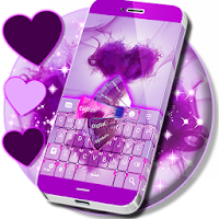 Клавиатура фиолетовая