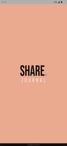 Android application SHARE. Journal screenshort