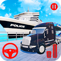 US Police Transporter Ship Games: Police Games