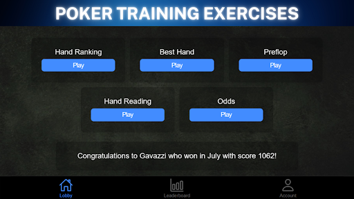 Poker Trainer - Poker Training Exercises 3.2.9 screenshots 1
