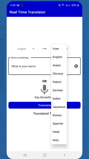 Real Time Translator