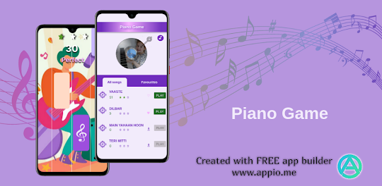 PLAY SONGS WITH PIANO GAME