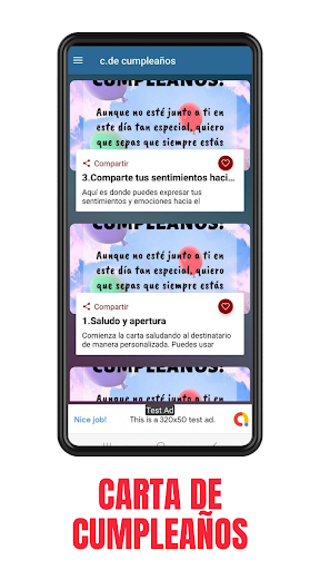 como hacer una carta Screen 3
