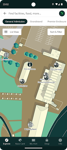 Android application Nottingham Racecourse screenshort