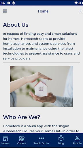 HomeTech Client Screen 3
