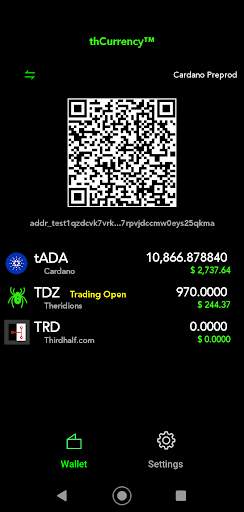 Android application thCurrency™ screenshort