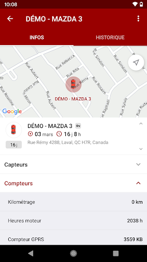 Géolocalisation EasyGo Screen 3