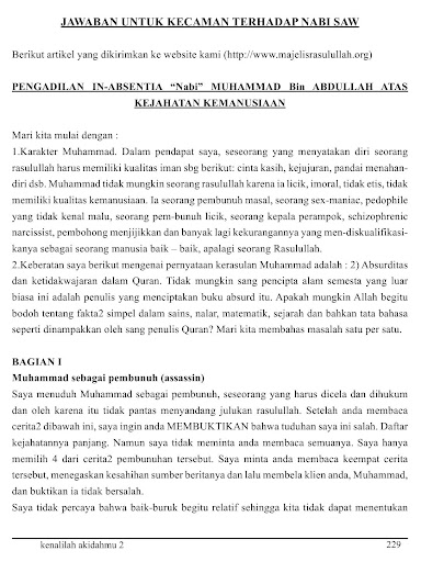 Kenalilah Aqidahmu - H. Munzir