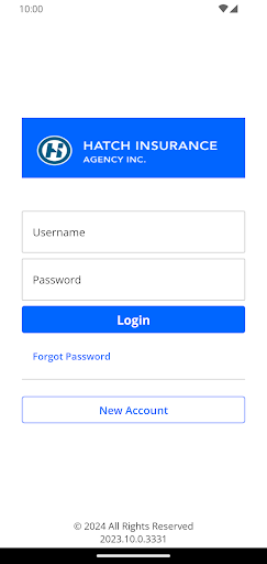 Android application Hatch Insurance Agency Online screenshort