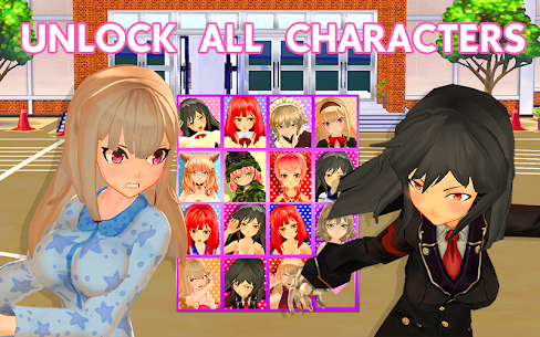 High School Girl Real Battle Simulator Fight Life v9.0 MOD APK (Unlimited Money) Free For Android 1