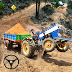 Cover Image of Tải xuống Offroad Tractor Trolley Simulator Cargo Driver 3D  APK