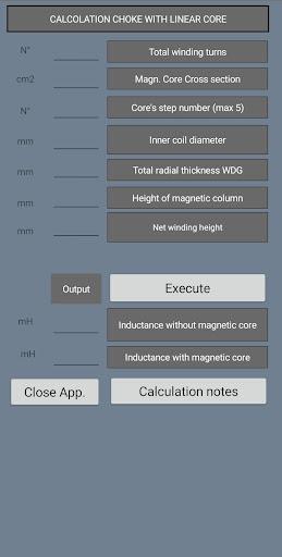 Android application RectiLinearCore screenshort