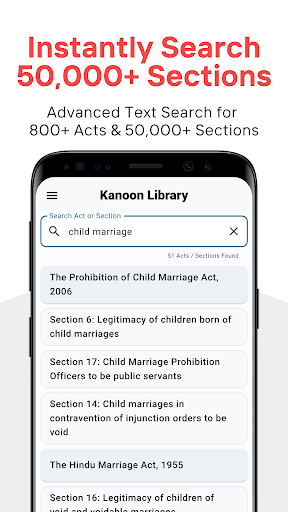 Kanoon Library: 800+ Bare Acts Screen 2