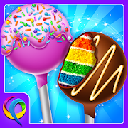 Rainbow Cake Pop Maker - Dessert Food Cooking Game
