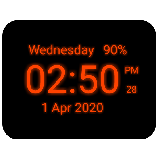 Digital Clock Live Wallpaper logo
