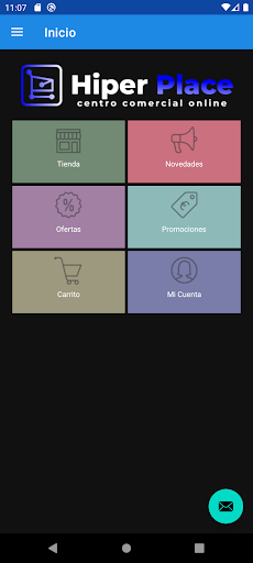 Android application Hiperplace screenshort